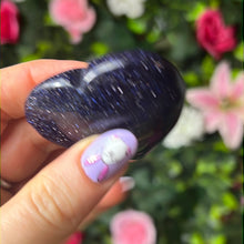 Load image into Gallery viewer, Blue goldstone heart
