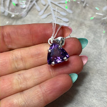 Load image into Gallery viewer, AA Grade Gem Amethyst - 925 Sterling Silver Pendant
