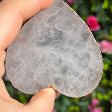 Load image into Gallery viewer, Stunning Rose Quartz Heart Coaster / Charging Plate - Set of 4
