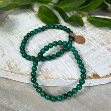 Load image into Gallery viewer, Malachite Bracelet 6mm

