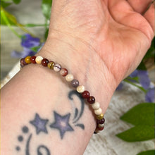 Load image into Gallery viewer, 4mm Mookaite Bead Bracelet
