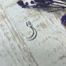 Load image into Gallery viewer, Open Moon 925 Sterling Silver Pendant Charm
