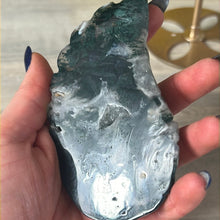 Load image into Gallery viewer, Statement Moss Agate Wings
