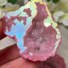 Load image into Gallery viewer, Pink Aura Geode Cluster
