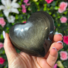 Load image into Gallery viewer, Golden Obsidian Large Heart
