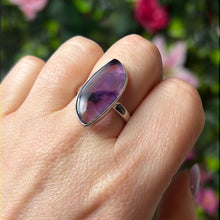 Load image into Gallery viewer, AA Amethyst 925 Sterling Silver Ring - Size O
