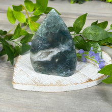 Load image into Gallery viewer, Moss Agate Freeform Flame
