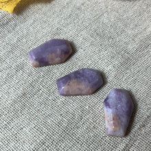 Load image into Gallery viewer, Lepidolite with stillbite coffin - flat back
