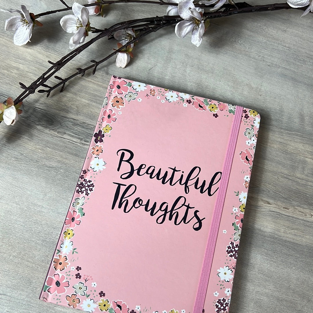 Note Pad Journal Notebook - Beautiful thoughts ! Book A5