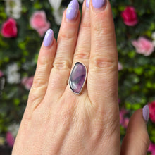 Load image into Gallery viewer, AA Amethyst 925 Sterling Silver Ring - Size O
