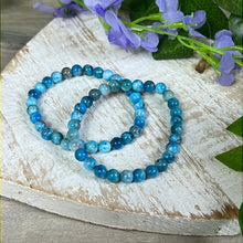 Load image into Gallery viewer, Apatite 6mm Bead Bracelet
