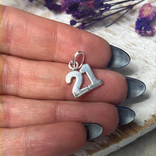 Load image into Gallery viewer, 21 21st Birthday 925 Sterling Silver Pendant Charm
