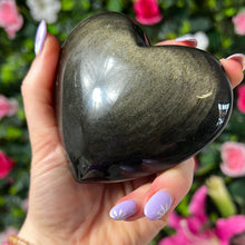 Load image into Gallery viewer, Golden Obsidian Large Heart
