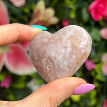 Load image into Gallery viewer, Brazilian Pink Amethyst Heart
