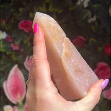 Load image into Gallery viewer, Brazilian Pink Amethyst Tower Point
