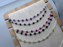 Load image into Gallery viewer, Crystal Twist Anklet - 925 Sterling Silver
