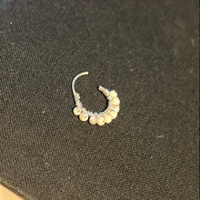 Load image into Gallery viewer, Boho Huggie Crystal Hoops Small- 925 Sterling Silver Earrings
