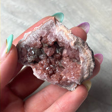 Load image into Gallery viewer, Pink Amethyst Geode Cluster Specimen
