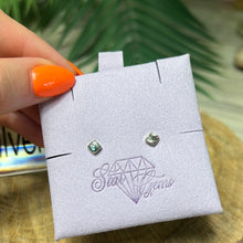 Load image into Gallery viewer, Abalone Shell Square 925 Sterling Studs Earrings
