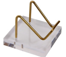 Load image into Gallery viewer, Plastic Perspex Arm Gold Display Stand
