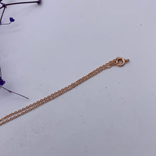 Load image into Gallery viewer, Trace Chain 18’’ - Rose Gold Plated
