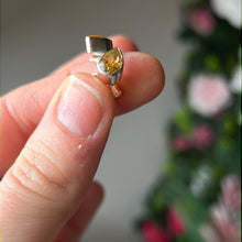 Load image into Gallery viewer, Citrine Facet 925 Sterling Studs Earrings

