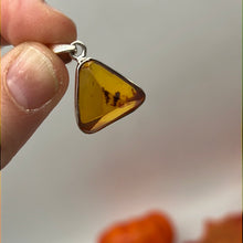 Load image into Gallery viewer, Amber Pendant 925 Silver
