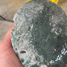 Load image into Gallery viewer, Moss Agate Druzy Disc Cookie
