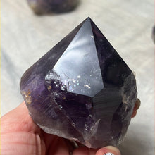 Load image into Gallery viewer, Amethyst Half &amp; Half Polished Raw Tower Points
