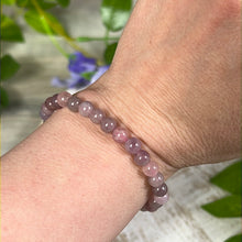 Load image into Gallery viewer, Lavender Rose 6mm Bead Bracelet
