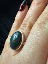 Load image into Gallery viewer, Bloodstone 925 Sterling Silver Ring - Size K
