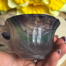 Load image into Gallery viewer, Fluorite Hand Carved Cup
