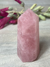 Load image into Gallery viewer, Rose Quartz Tower Point
