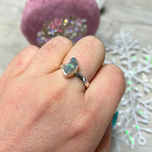 Load image into Gallery viewer, Ethiopian Opal Raw 925 Sterling Silver Ring - Size N 1/2
