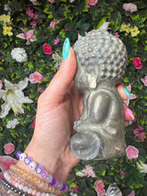 Load image into Gallery viewer, Large Pyrite Baby Buddha
