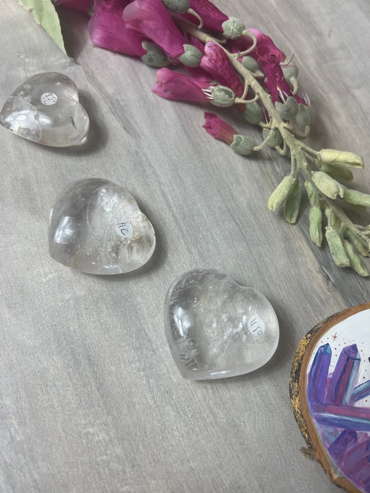 Clear Quartz Heart