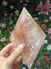 Load image into Gallery viewer, XL Rose and Fire Quartz Diamond
