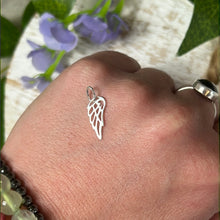 Load image into Gallery viewer, Open Angel Wing Feather 925 Sterling Silver Pendant Charm
