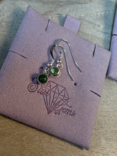 Load image into Gallery viewer, Sterling Silver NEW range Birthstone Earrings Hoop / Hook in Silver
