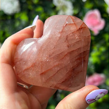 Load image into Gallery viewer, Fire Quartz Hematoid &amp; Golden Healer Heart
