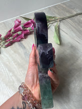 Load image into Gallery viewer, XL Fluorite Ankh Carving
