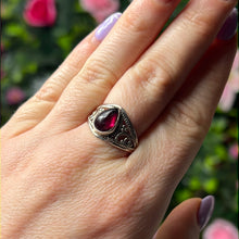 Load image into Gallery viewer, Natural Ruby 925 Silver Ring - Size R 1/2
