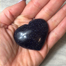 Load image into Gallery viewer, Blue goldstone heart
