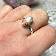 Load image into Gallery viewer, Ethiopian Opal Raw 925 Sterling Silver Ring - Size P 1/2 - Q
