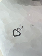 Load image into Gallery viewer, Small heart 925 Sterling Silver Pendant Charm
