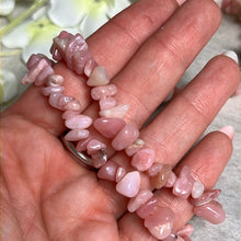 Load image into Gallery viewer, Last Pink Opal Peruvian Chip Bracelet
