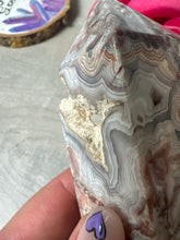 Load image into Gallery viewer, Mexican Agate tower point
