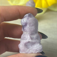 Load image into Gallery viewer, Lepidolite Baby Buddha
