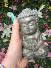 Load image into Gallery viewer, Large Pyrite Baby Buddha
