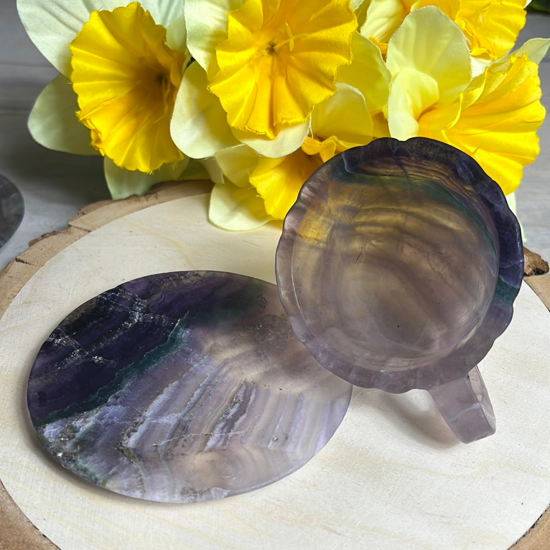 Fluorite Hand Carved Cup
